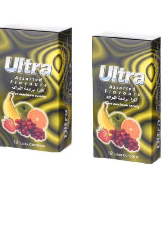 24-Piece Ultra Condoms With Fruit Scent